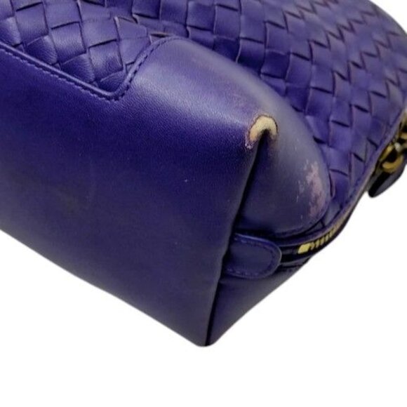 508311BN (L4) Bottega Veneta Hand Bag Purple Leather - Picture 5 of 9